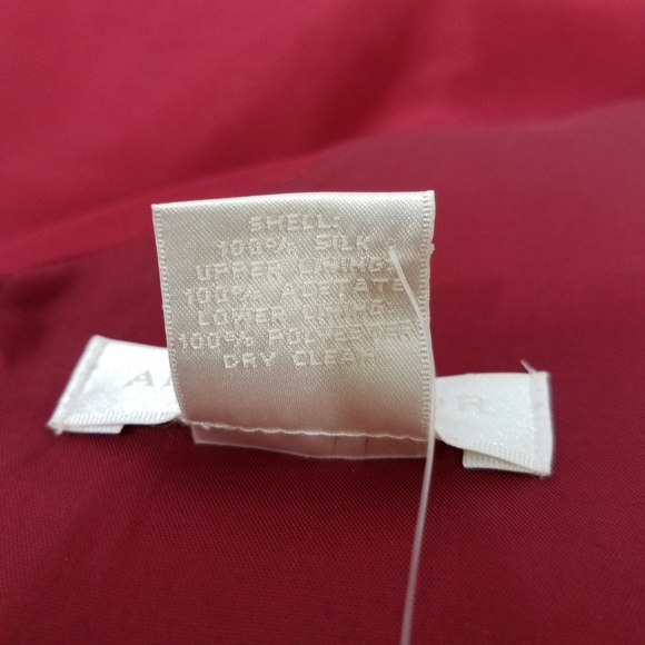 Ann Taylor Aline Red Silk Dress 8 NEW - Picture 6 of 13